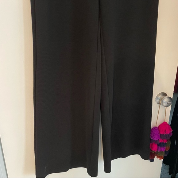 CHICO’S Black Dress Slacks! Pull on Black NICE Knit Pants with slight stretch! S - Picture 4 of 13